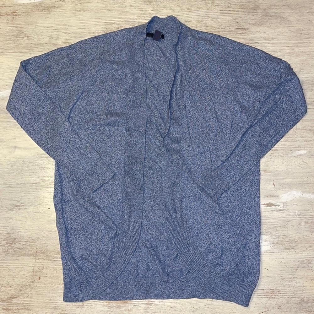Gap Blue Marled Open Cardigan Sweater Size XS